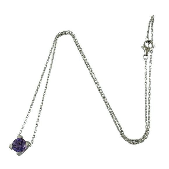 Cartier C de Necklace 18K Amethyst Ladies CARTIER - Picture 7 of 7